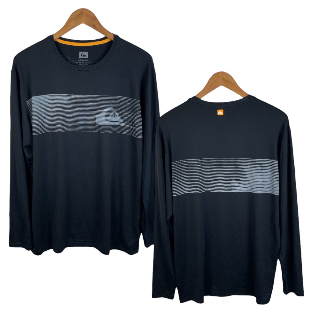 Ls6 Mens Quicksilver Surfing Brand Performance Long Sleeve Beach Shirt Xl